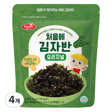 베베스트 유아용 처음에 김자반, 오리지널, 25g, 4개