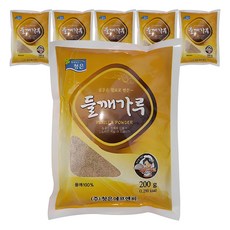청은에프엔비 들깨가루, 200g, 6개