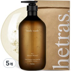 hetras. Hotel Therapy大容量沐浴露 No.7 飯店木質香, 5瓶, 1.013L