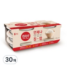 햇반 백미밥, 205g, 30개