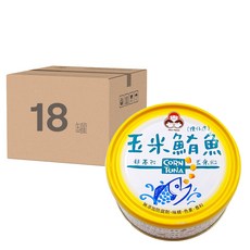 東和食品 HowMaMa 無添加玉米鮪魚罐頭, 150g, 18罐