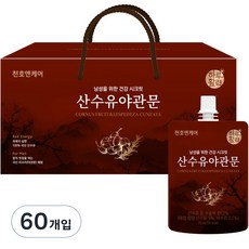 천호엔케어 남성을 위한 건강 시크릿 산수유야관문즙, 60개입, 70ml