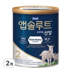 앱솔루트 프리미엄 산양 분유 2단계, 350g, 2개