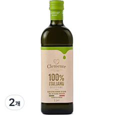 클레멘테 엑스트라 버진 올리브유, 1000ml, 2개