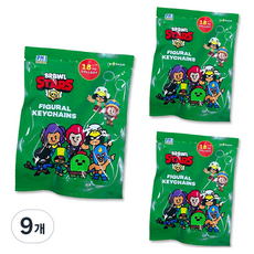 Brawl Stars 公仔鑰匙圈隨機出貨, 9個