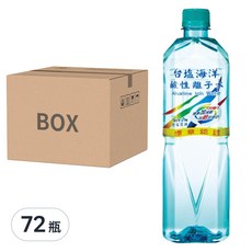 TAIYEN 台塩生技 海洋鹼性離子水, 取自海洋, 分子小更好吸收, 600ml, 72瓶