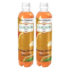 CASCADE 橘子芒果氣泡飲, 509ml, 2個