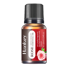 HANKEY 韩纪 香薰精油 10入, 玫瑰香 10ml 植物精油, 10瓶