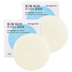 donggubat 正確的嬰兒肥皂，蘆薈, 100g, 2個