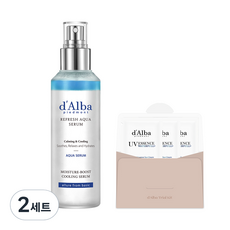 달바 화이트 트러플 리프레쉬 아쿠아 세럼 150ml + 에센스 선크림 3ml x 3p, 2세트