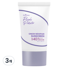 이즈앤트리 어니언 뉴페어 선스크린 SPF40 PA+++, 3개, 50ml