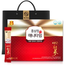종근당 홍삼정 애니타임 스틱 + 쇼핑백, 10ml, 30개입