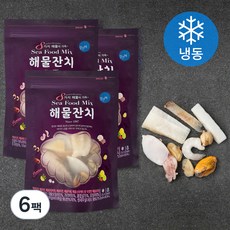 알찬해 해물잔치 (냉동), 200g, 6팩