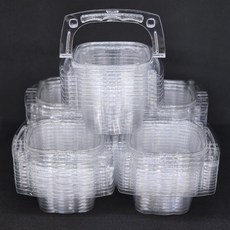 어반플레어 손잡이형 투명용기 250ml, 1개, 100세트