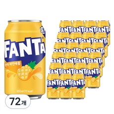 환타 파인애플향, 350ml, 72개 355ml, 72개