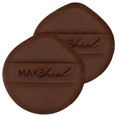 MAKEheal 雲胖胖粉撲+盒套裝, 混色, 2組
