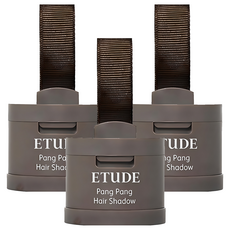 ETUDE 澎澎氣墊髮粉 3.5g, 01 Dark Brown, 3罐