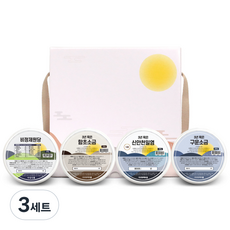 單心贈250g原糖+300g海藻鹽+290g海鹽+300g烤鹽禮盒, 3組
