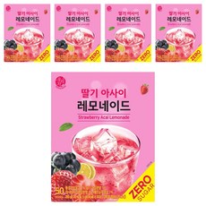 우리차 딸기 아사이 레모네이드, 5g, 50개입, 5개