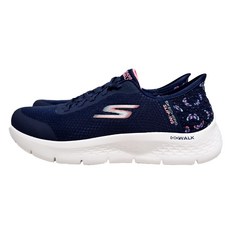 SKECHERS 瞬穿系列 女 GO WALK FLEX 運動健走鞋 寬楦, 女款運動鞋, size 8, 124823WNV