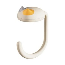 貓咪桌邊掛鉤 Set 10, 尺寸6.2*4.1*9.2cm, PP材質, 黃色/米白色, 10個