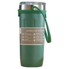 大容量手提保溫杯, 710ml, 304不鏽鋼, 綠色, 1個
