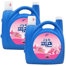 피죤 고농축 오리지널 섬유유연제 핑크로즈 본품, 6L, 2개