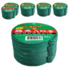 鱷魚 蚊香 經濟包 30卷, 390g, 6組