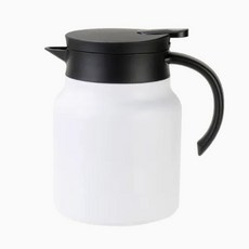 BOACUP 不鏽鋼保溫悶茶壺, 1個, 800ml, 白色