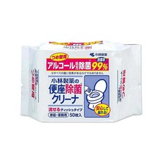 KOBAYASHI 小林製藥 馬桶坐墊清潔濕紙巾補充包 50入/袋, 50張, 1包