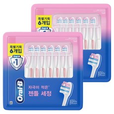 오랄비 엑스퍼트 9000 칫솔, 2개, 6개입