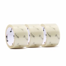 包大師 特黏高用量OPP封箱膠帶 3入, BOPP材質 高強度透明包裝, 10公斤膠帶 高透不斷裂, 韌性強 物流封箱可靠, 1組