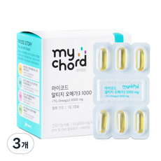 마이코드 알티지 오메가3 1000mg, 60캡슐, 3개