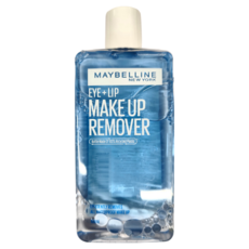 MAYBELLINE 媚比琳 輕柔眼唇卸妝液 150ml, 有效移除防水彩妝, 採用回收材質, 1瓶