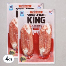 대림선 스노우 크랩킹 오리지널맛, 140g, 4개