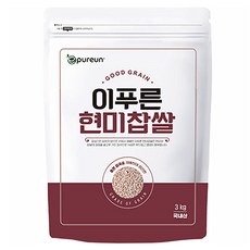 이푸른 국산 현미찹쌀, 3kg, 1개