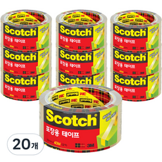 쓰리엠 스카치 포장용테이프 48mm x 40m, 20개