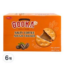 비비카 구카 솔티 커피 누가 크래커, 100g, 6개
