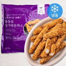 미식연구소 갓튀겨나온 곱빼기 통등심 젓가락 돈까스 (냉동), 500g, 1개 500g, 1개