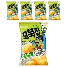 ORION 好麗友 烏龜玉米脆片 玉米濃湯口味, 80g, 5包