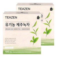 티젠 유기농 제주 녹차, 1.2g, 100개입, 2개 1.2g, 100개입, 2박스