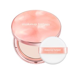 메이크업헬퍼 오리지널 프로피니쉬 로즈 라떼 아트 팩트 25g, 21호 라이트 핑크, 1개