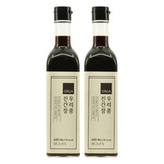 올가홀푸드 우리콩 진간장, 420ml, 2개
