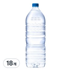 웅진 깊을수록 무라벨, 2L, 18개