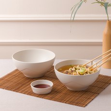 Ahtty home All The Plate麵碗 2入+小菜碟 2入, 1組, 乳霜