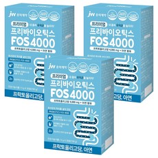 JW중외제약 프리미엄 프리바이오틱스 FOS 4000, 150g, 3개