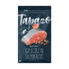 Tapazo 成幼貓用 凍乾雙饗宴 低敏配方乾糧,鮭魚, 凍乾雞肉, 營養乾糧, 2lb, 1包