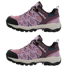 GOODYEAR 固特異 女低筒戶外鞋 動態防水 GAWO32437, SIZE: 230~255, 藕紫, 245mm, 藕紫色