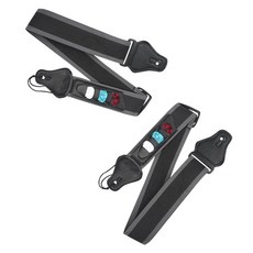 Trendy365吉他背帶 T0110 2入, 黑色和灰色