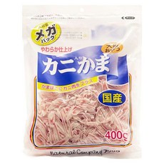 藤澤商事 犬貓用蟹肉香絲 寵物零食, 海鮮, 400g, 1包